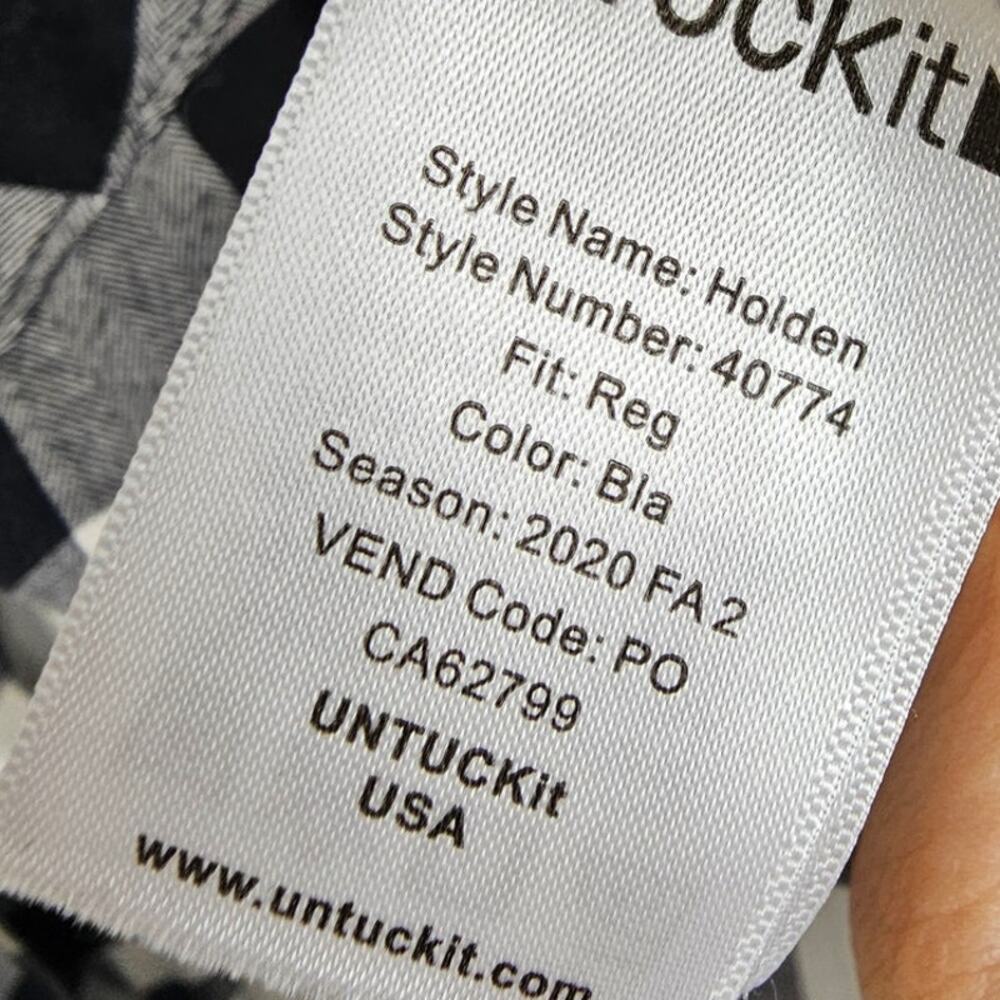 UNTUCKit Womens Holden Buffalo Check Flannel Western Shirt Sz 14 Cowgirl Country - Picture 7 of 9